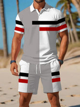 Costume de polo à manches courtes pour hommes